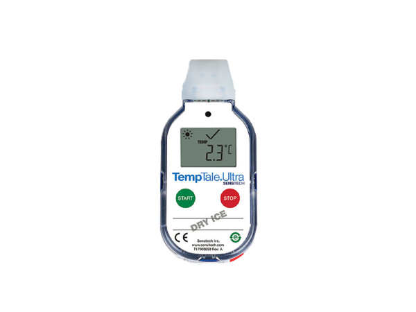 SENSITECH TempTale Ultra Probeless Dry Ice 일회용 극저온 기록계